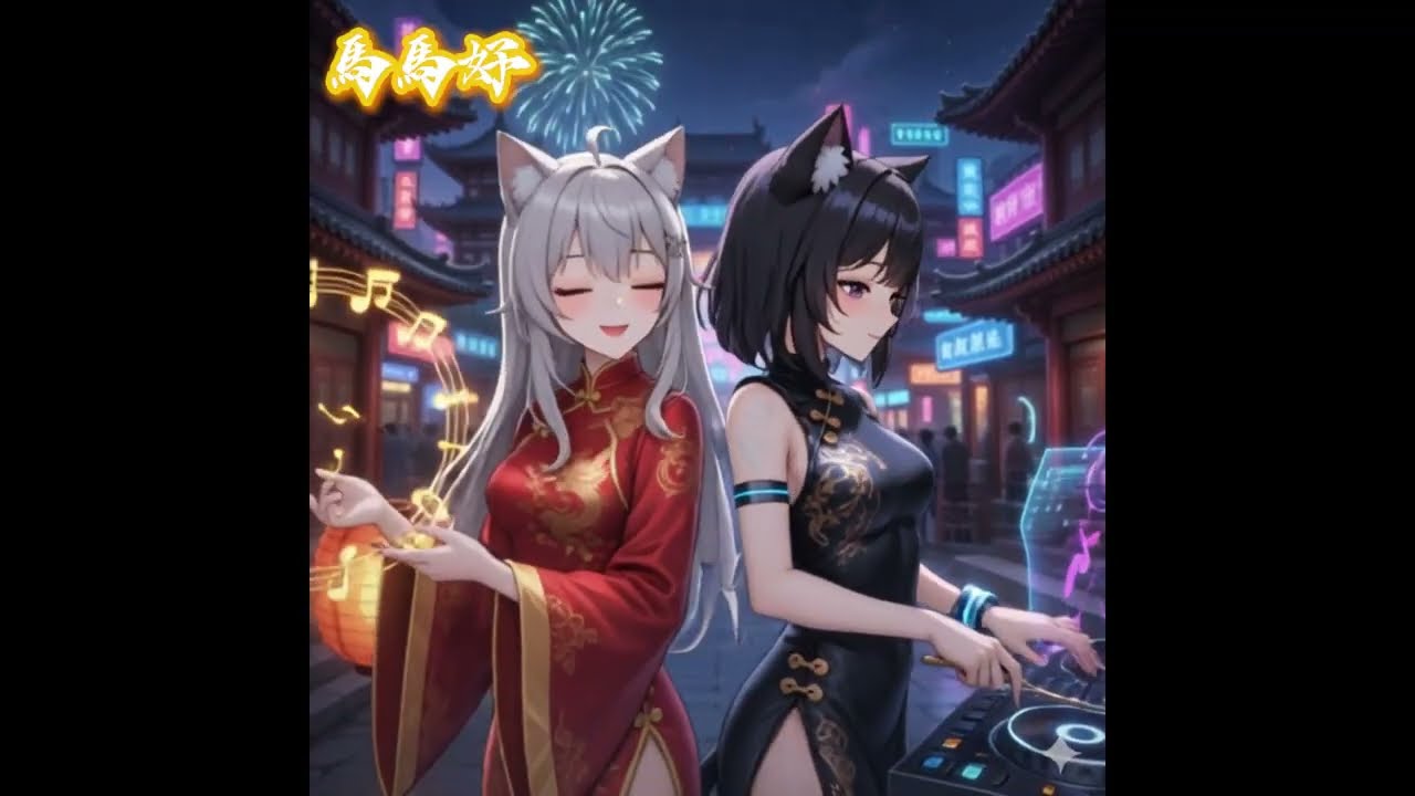 【馬年賀歲】MAMA HOO！2026 最潮「國風電音」Remix！🐎✨｜Original Song ft. 貓娘樂樂&朵朵