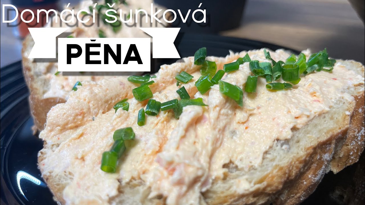 Výborná a rychlá domácí šunkového pěna, výborná na svačiny i večeře , ham mousse, recipes