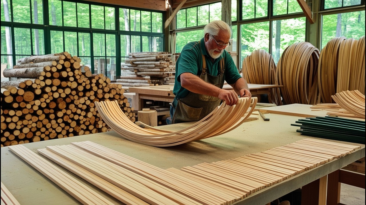 Can't Look Away: A 70-Year-Old Carpenter's Crazy Creative Coffee Table Designs with Thin Slats