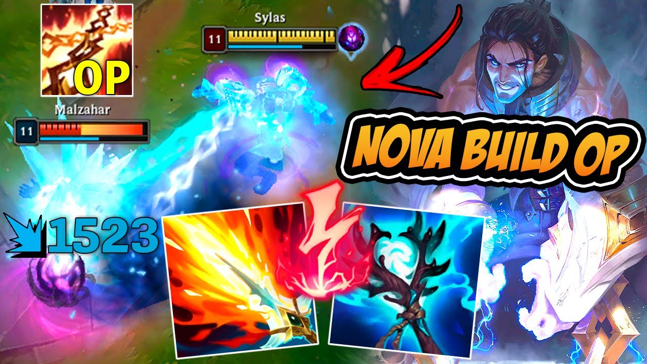 SYLAS NOVA BUILD OP DE INSTAKILL DELETA GERAL EM UM COMBO - LEAGUE OF LEGENDS