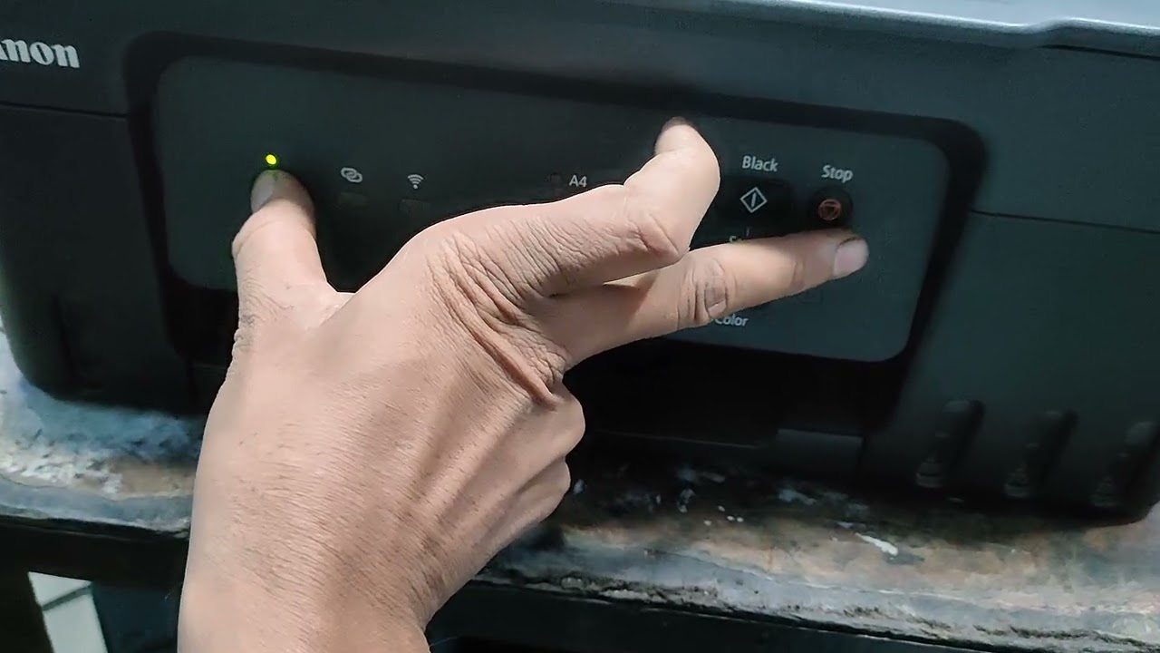 Canon g3730 Blank print problem? Maintenance error solution 