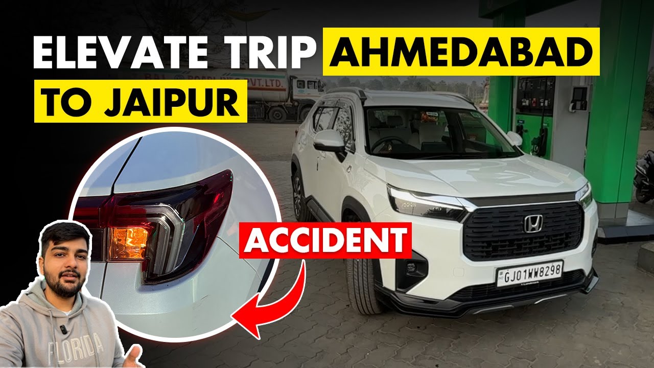 Apni Elevate ka Trip pe Accident 😢 | Ahmedabad to Jaipur Road Trip Vlog