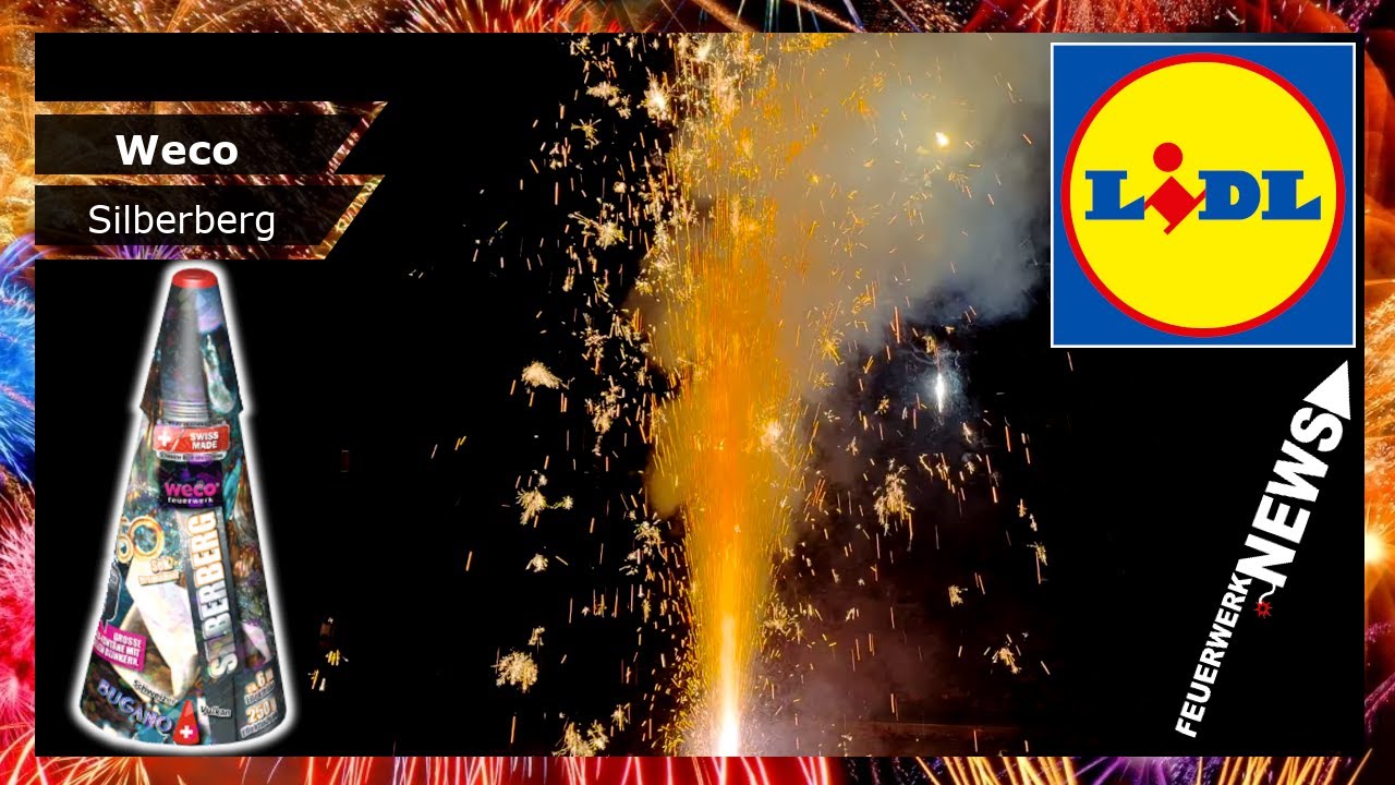 [Charge 2025] Lidl SILBERBERG SCHWEIZER VULKAN 6,99&euro; | Weco Feuerwerk