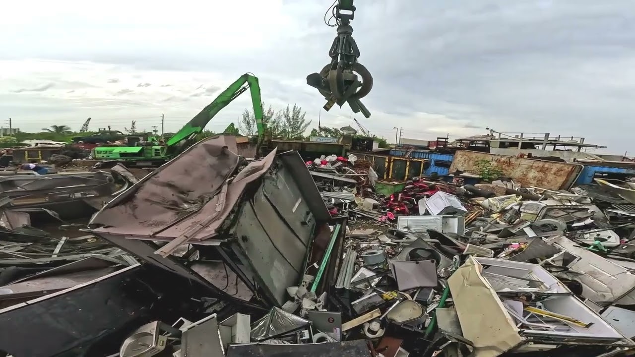 the biggest AC unit we've ever scrapped