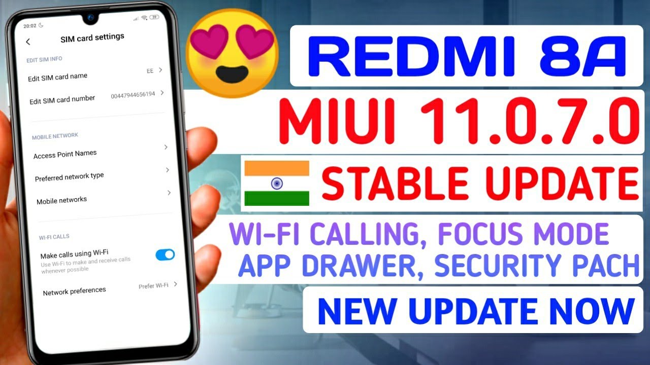 MIUI 11.0.7.0 STABLE UPDATE, FIRST LOOK, FEBRUARY 2020, REDMI 8A NEW UPDATE, MIUI 11.0.7.0, REDMI 8A