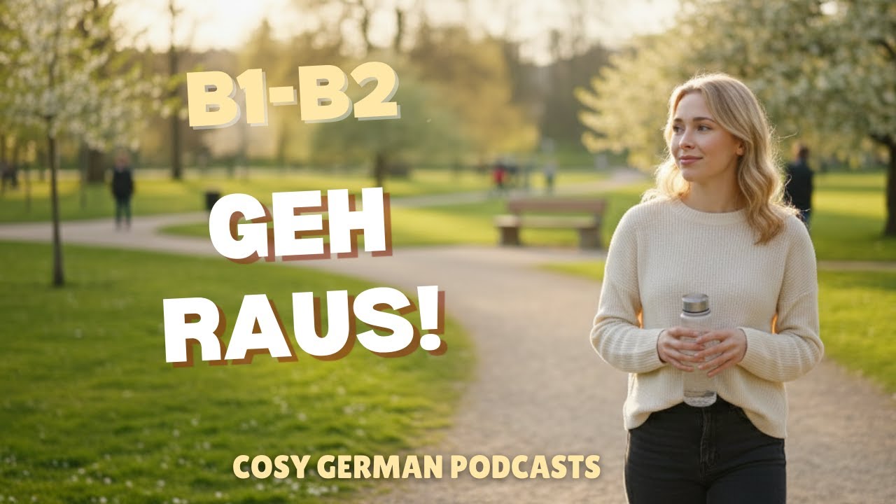 Spaziergänge in Deutschland – was man hört, riecht, spürt – Podcast zum Deutschlernen A2–B1 🚶