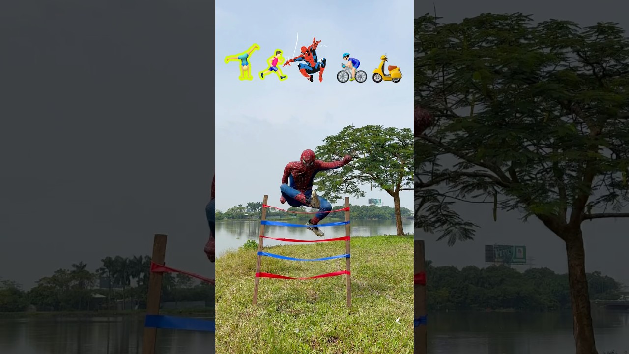 Spider Man With Emojis Shape #spiderman #challenge #emoji #shorts #cpro98official