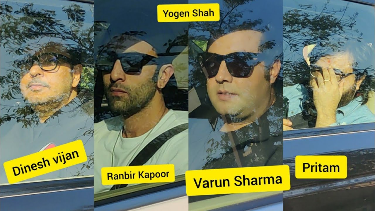Ranbir Kapoor,Varun Sharma, Arjun Kapoor, etc Arriving At Luv Ranjan Wedding in Agra. @yogenshah9966