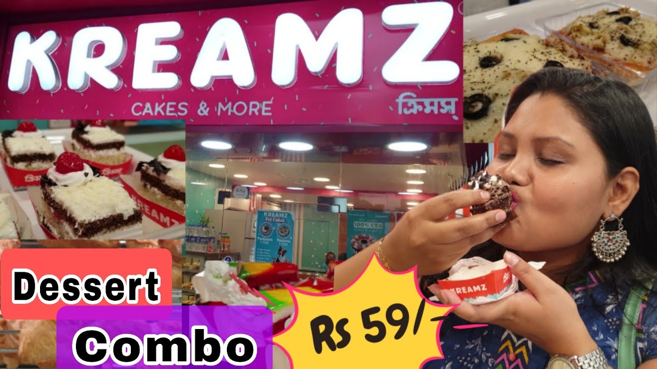 Kreamz, Dessert😱Combo Rs 59/-  ||  Kreamz 💥Poila Boishak💥Special Offer || Kolkata || aapki Sandhya😊