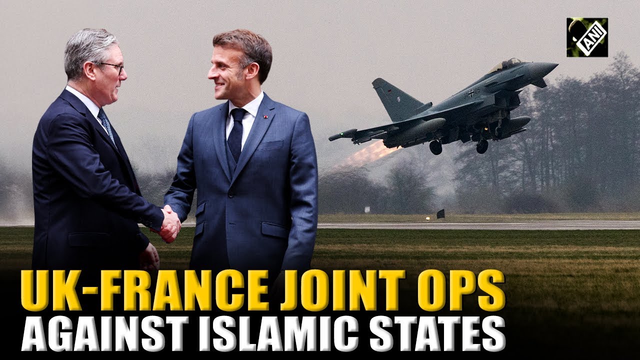 UK-France conduct joint operation against Islamic States in Syria, Typhoon fighter jet in action