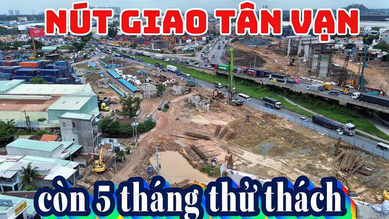 Nút giao Tân Vạn Vành Đai 3 TPHCM gác dầm từng đoạn