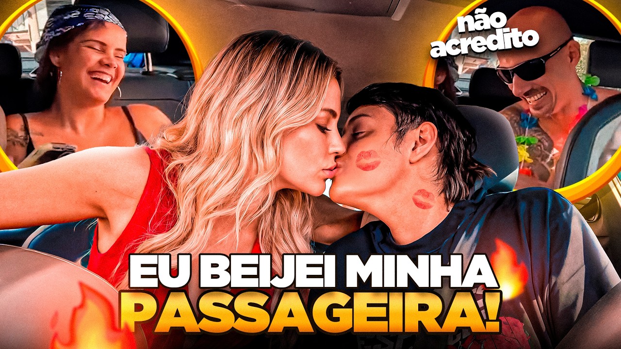 ELA BEIJOU O MOTORISTA DO UBER