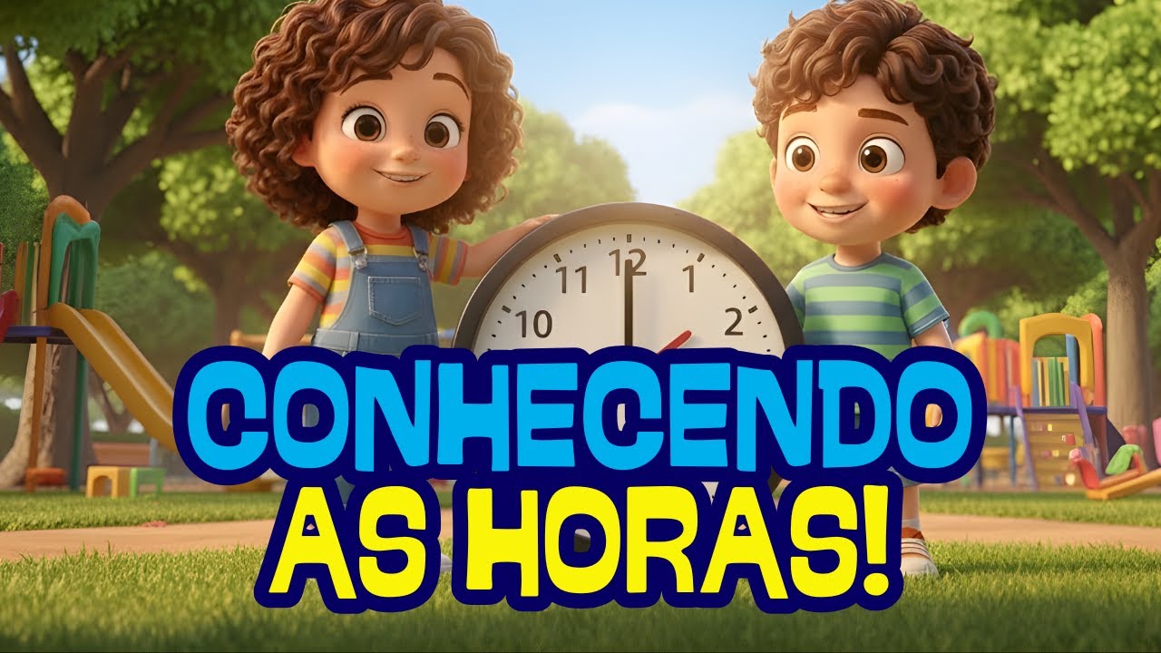 Vamos aprender as Horas ⏰ | Música Infantil Educativa sobre o Tempo – Mundo Mibella