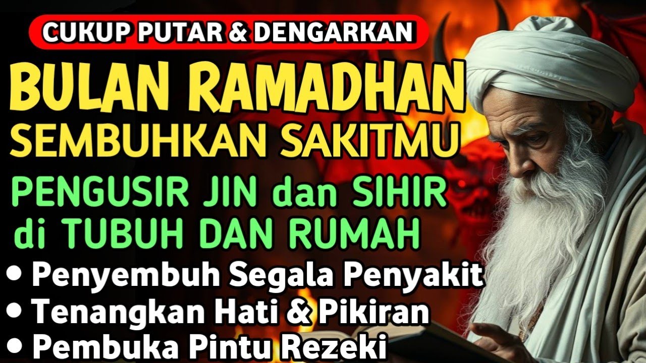 RAMADHAN RUQYAH RUMAH, PENGUSIR JIN, SETAN & SIHIR, PENENANG HATI DAN FIKIRAN | By Alaa Aqel