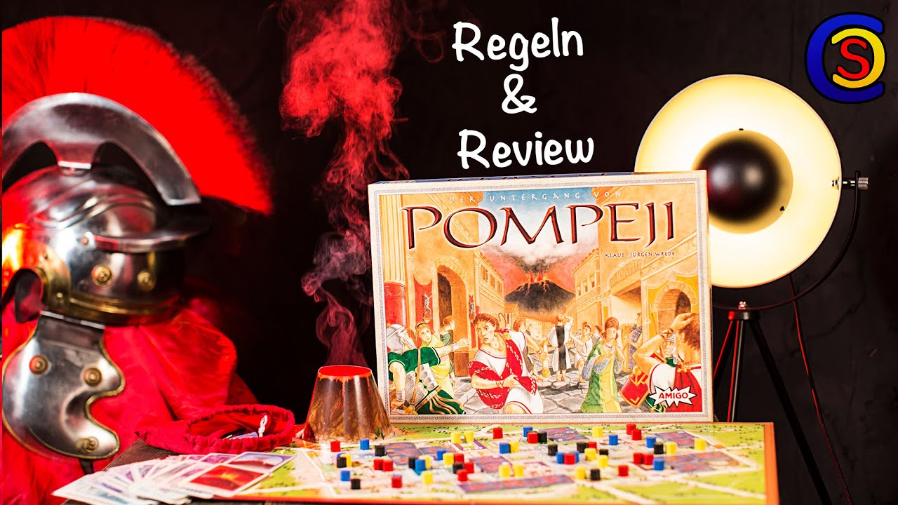 Brettspiel: Pompeji Regeln und Fazit
