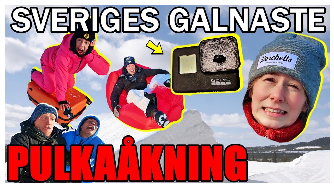 SVERIGES GALNASTE PULKA ÅKNING MED JOHANNA BERG *sjuka fails*
