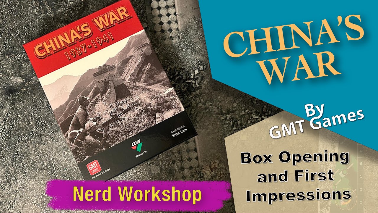 GMT Games «Китайская война» — первый взгляд!