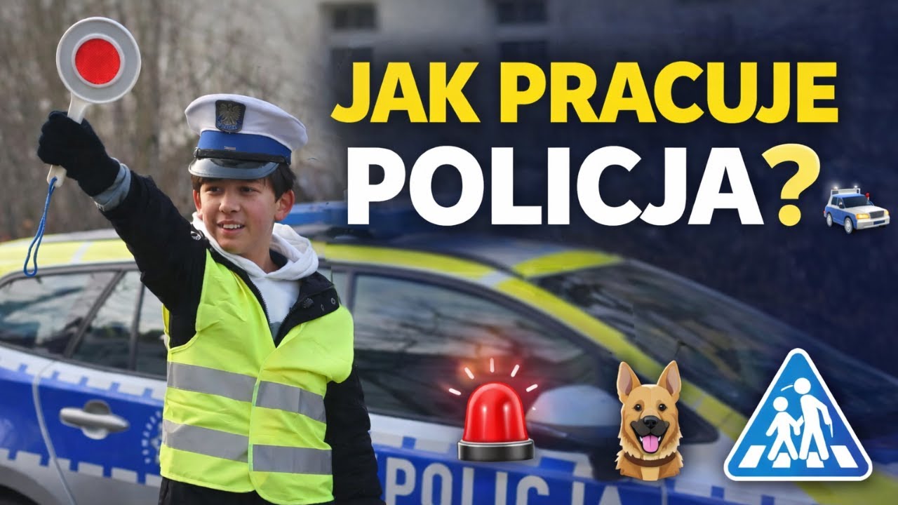 Jak pracuje policja? Bezpieczeństwo na drodze i ważne zasady dla dzieci