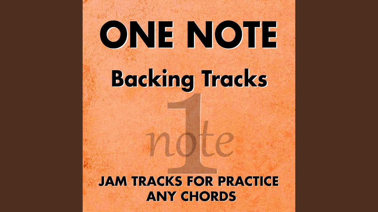 One Note Backing Track in G