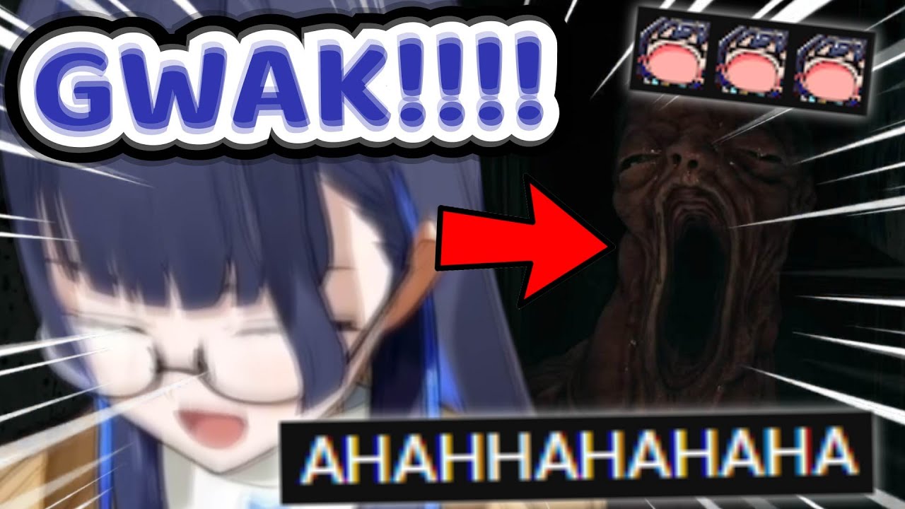 Kronii's HILARIOUS Reaction to The Baby Monster in Resident Evil