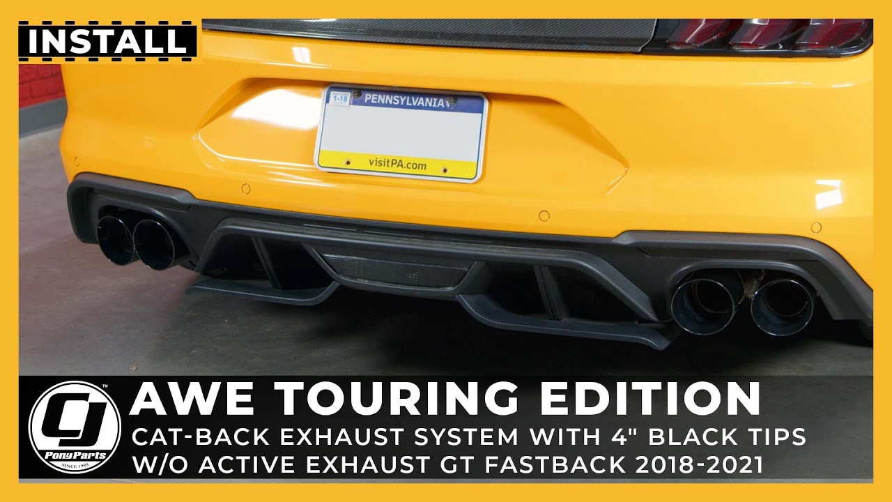2018-2023 Mustang GT Install | AWE Touring Edition Cat-Back Exhaust System