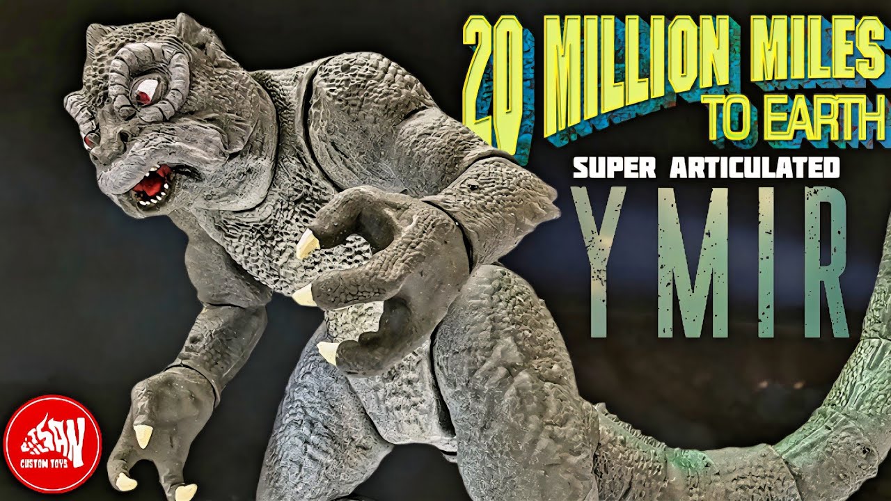 Super Articulated 20 Million Miles to Earth YMIR by Ricsan Custom Toys Review!!! Ray Harryhausen!