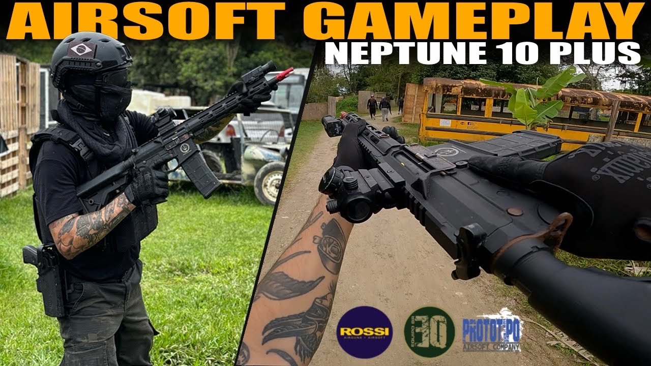 FIZEMOS TODAS AS MISSÕES NESSE JOGO DE AIRSOFT - GAMEPLAY COM NEPTUNE 10 PLUS