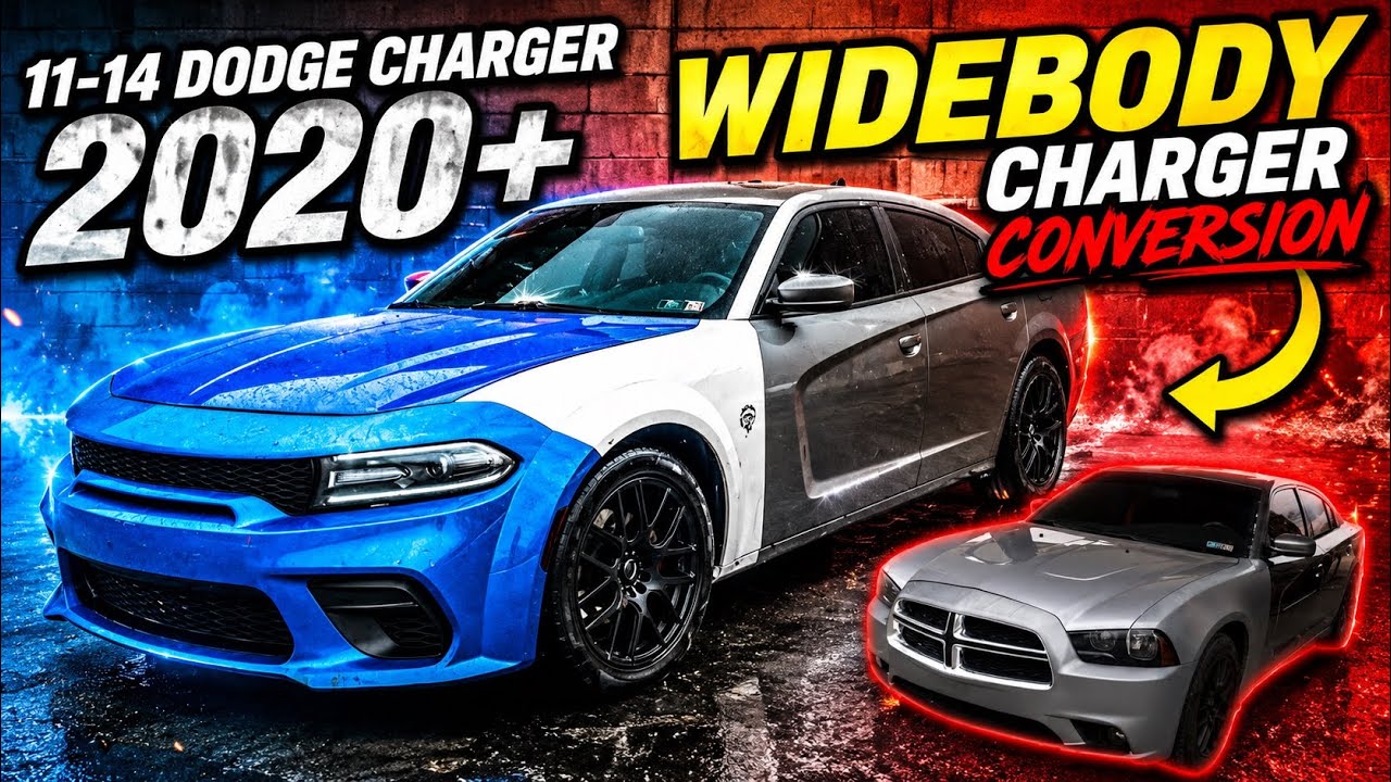 2011 DODGE CHARGER 2020+ ПЕРЕОБОРУДОВАНИЕ ПЕРЕДНЕЙ ЧАСТИ АВТОМОБИЛЯ 🔥