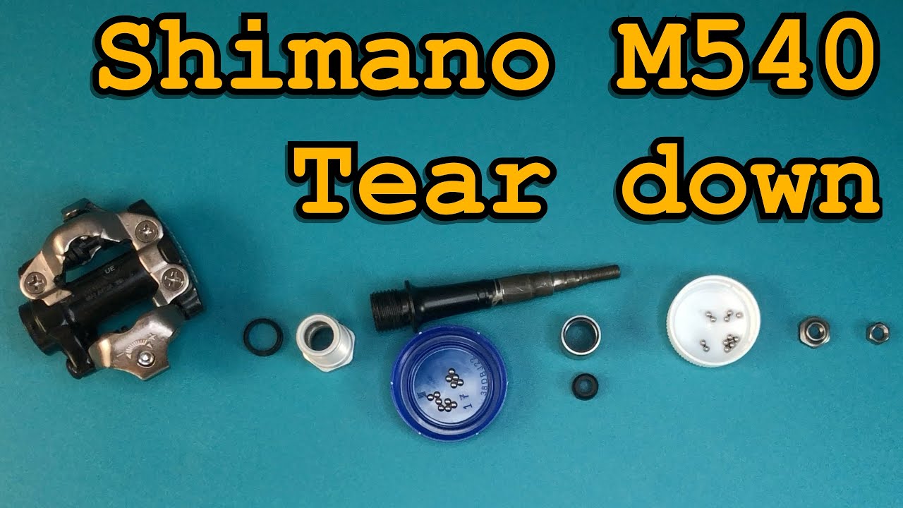 SPD M540 pedals - bearing overhaul service - Shimano PD-M540