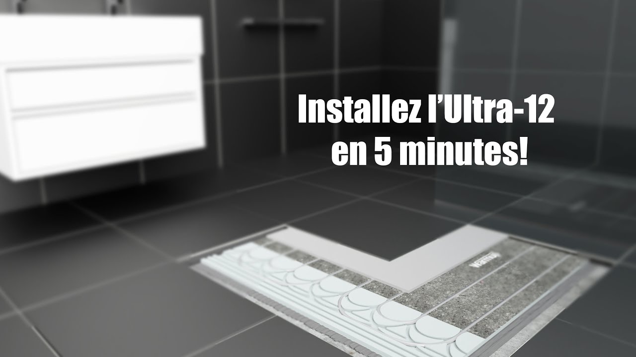 Installez le plancher chauffant hydraulique Ultra-12 en 5 minutes !