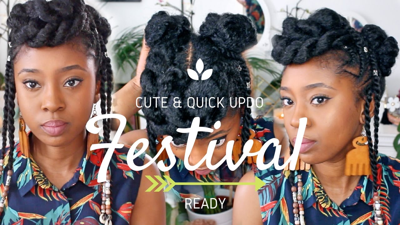 Festival & Holiday Updo | Cute & Quick