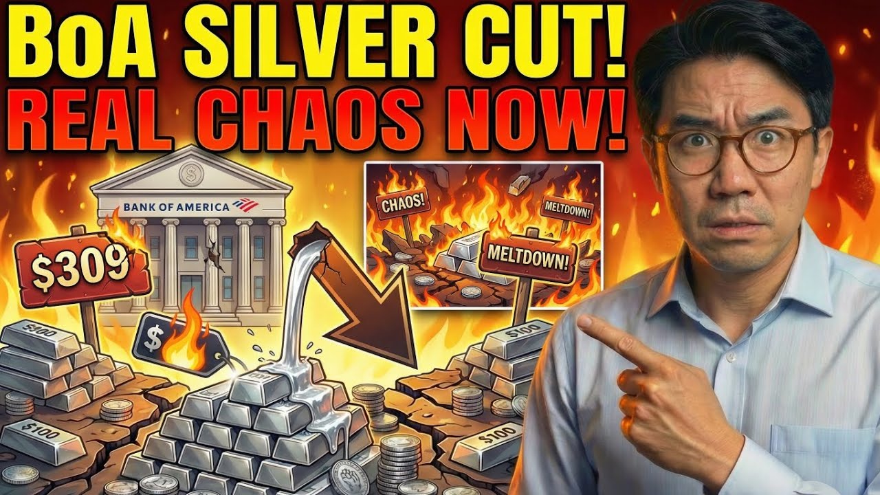 BoA Cuts Its $309 Silver Forecast… While the Real Chaos Is Happening Outside