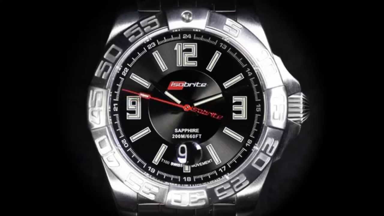 Isobrite Swiss-Made ETA 2824 Automatic T100 Tritium Illuminated Watches by ArmourLite Watch Company