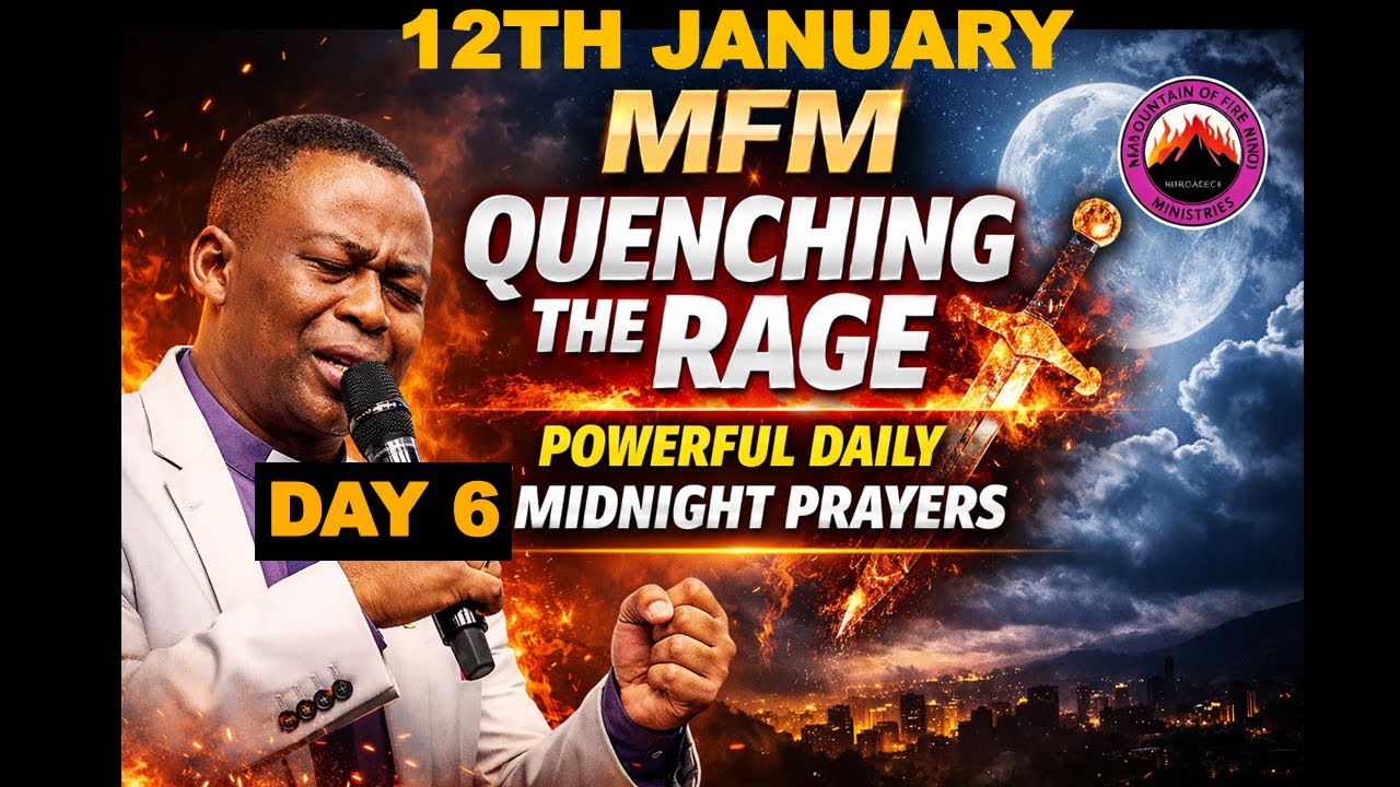 DAY 6: MFM QUENCHING THE RAGE | POWERFUL DAILY MIDNIGHT PRAYERS JANUARY 13TH, 2026