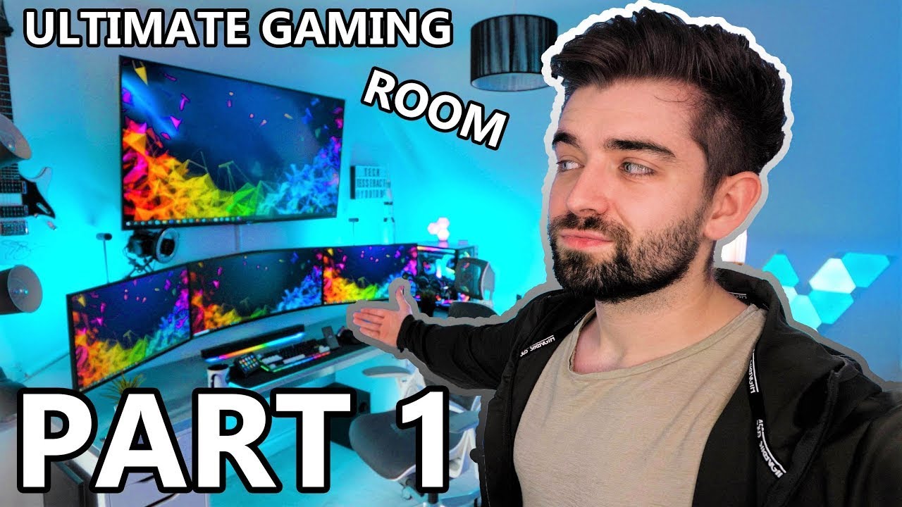 Creating the ULTIMATE GAMING ROOM Part 1 - Desk UPGRADE!