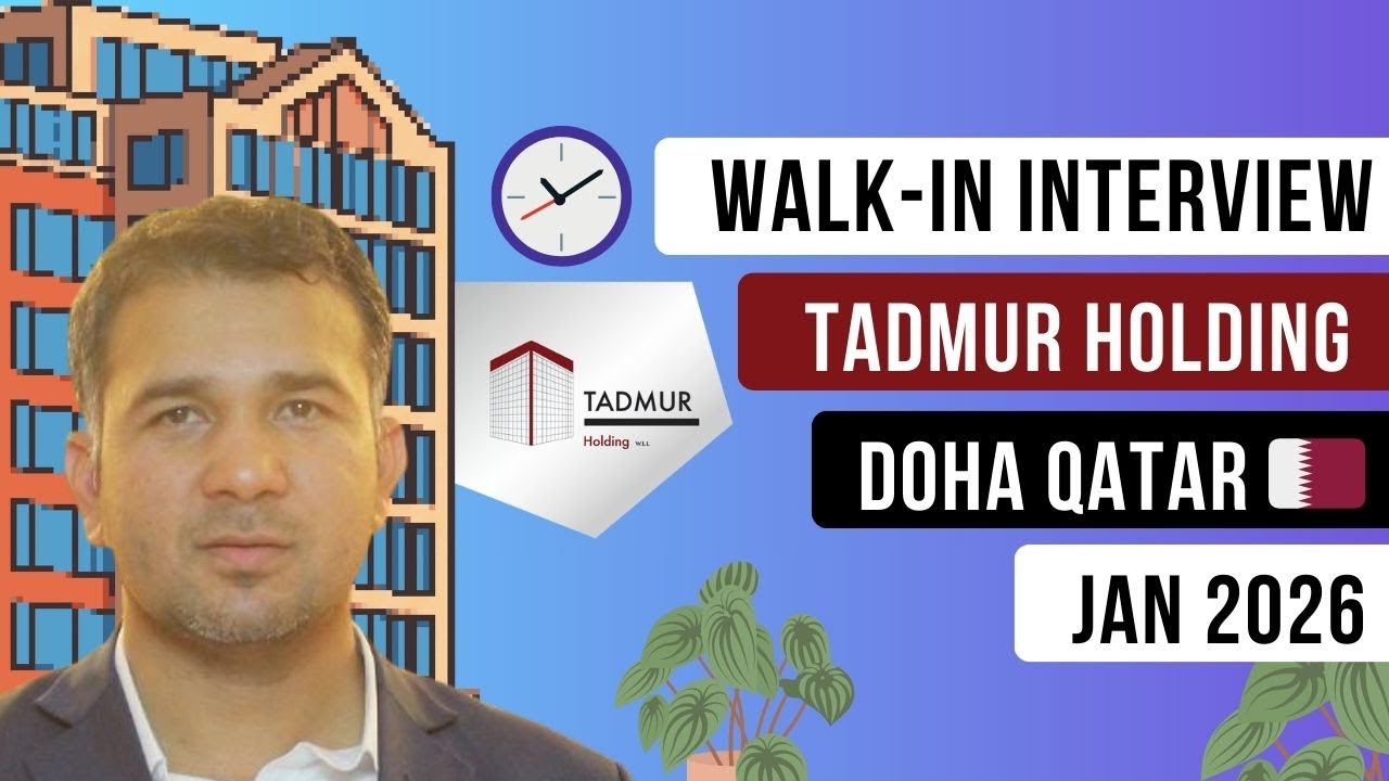 Walking In Interview at Tadmur Holding Doha Qatar 🇶🇦 | My Real Job Interview Experience | jobs 2026