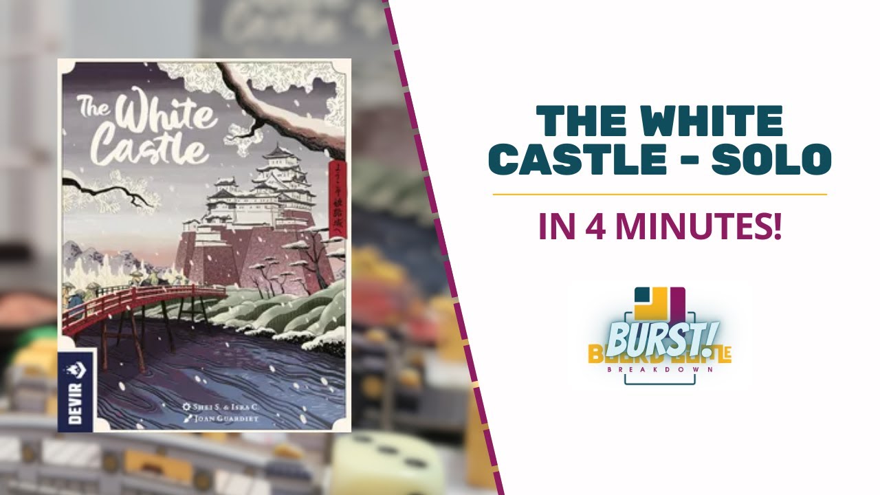 Разбор настольной игры BURST: The White Castle в одиночном режиме за 4 минуты!