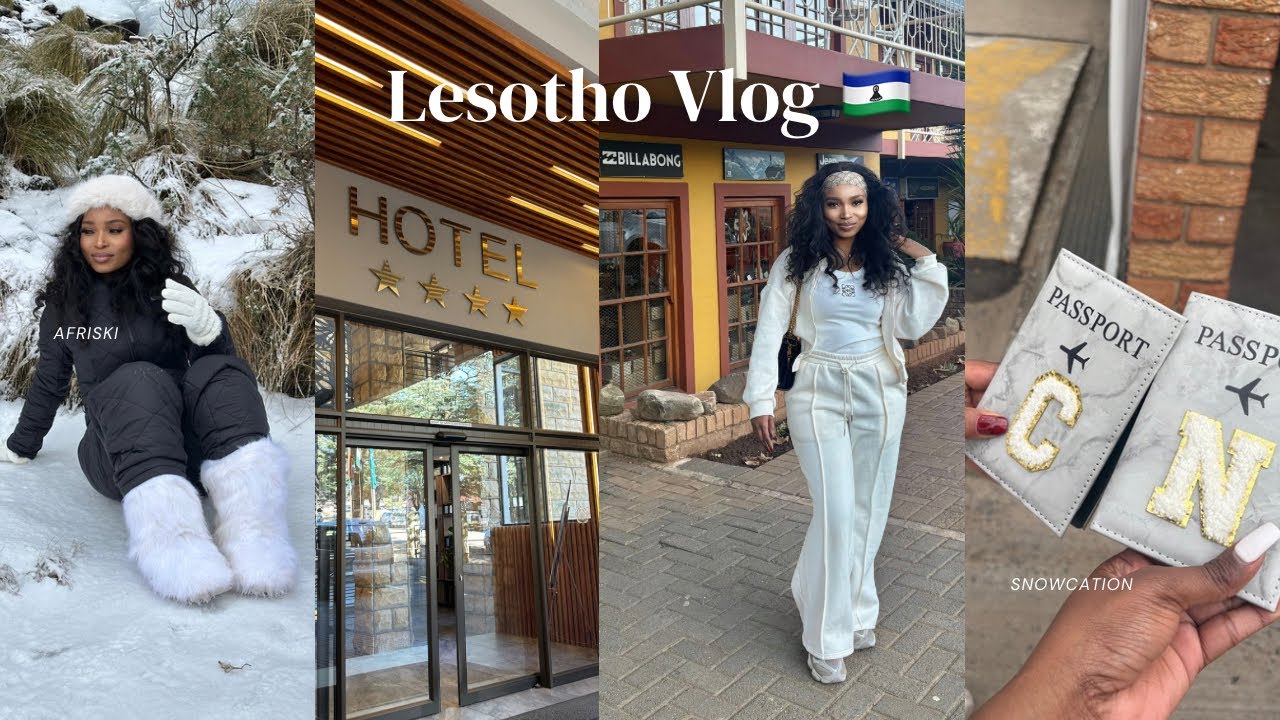 Exploring Lesotho’s Snowy Mountains 🇱🇸 | Afriski | Mile High Vineyards | Clarens |Africa Travel Vlog