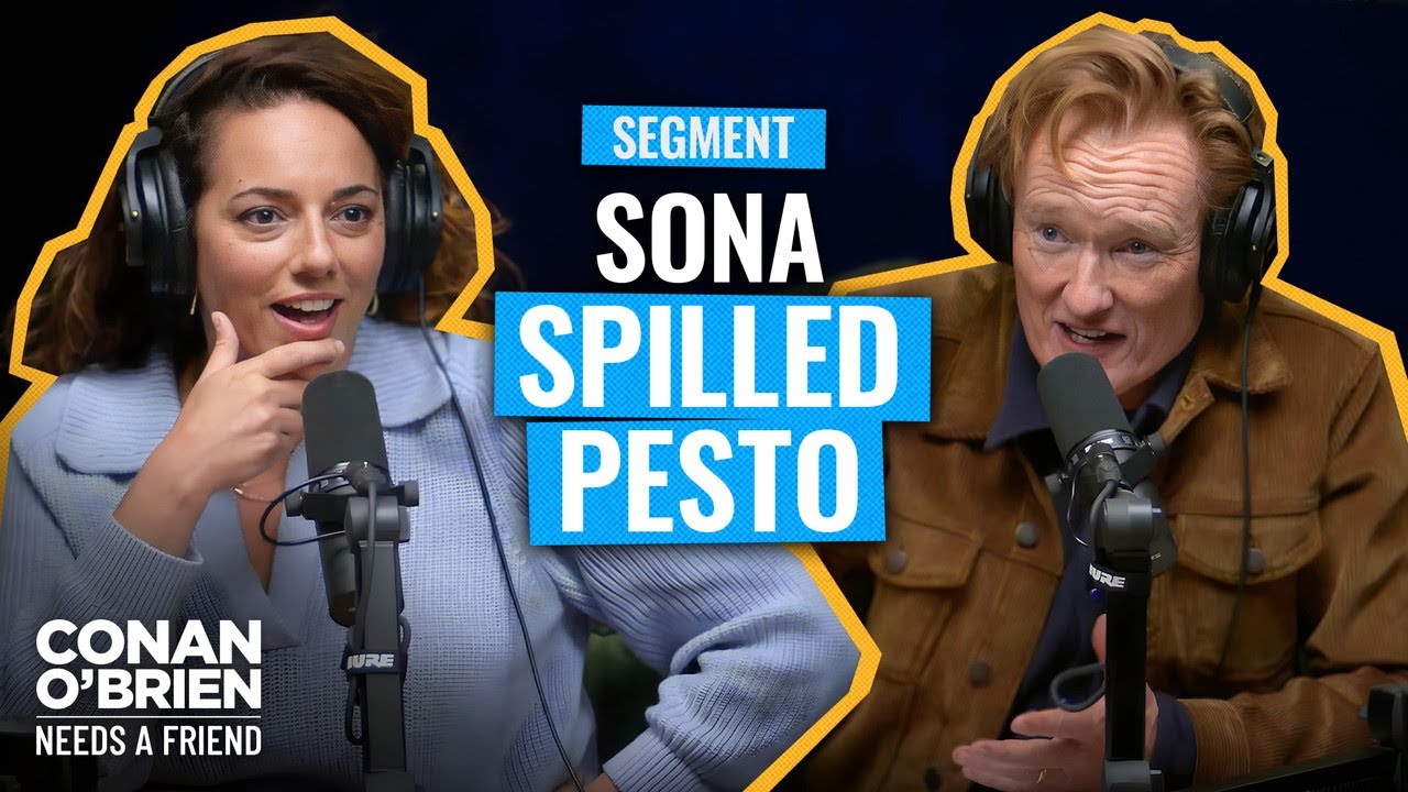 Conan & Sona Are Messy Eaters | Conan O'Brien Needs A Friend