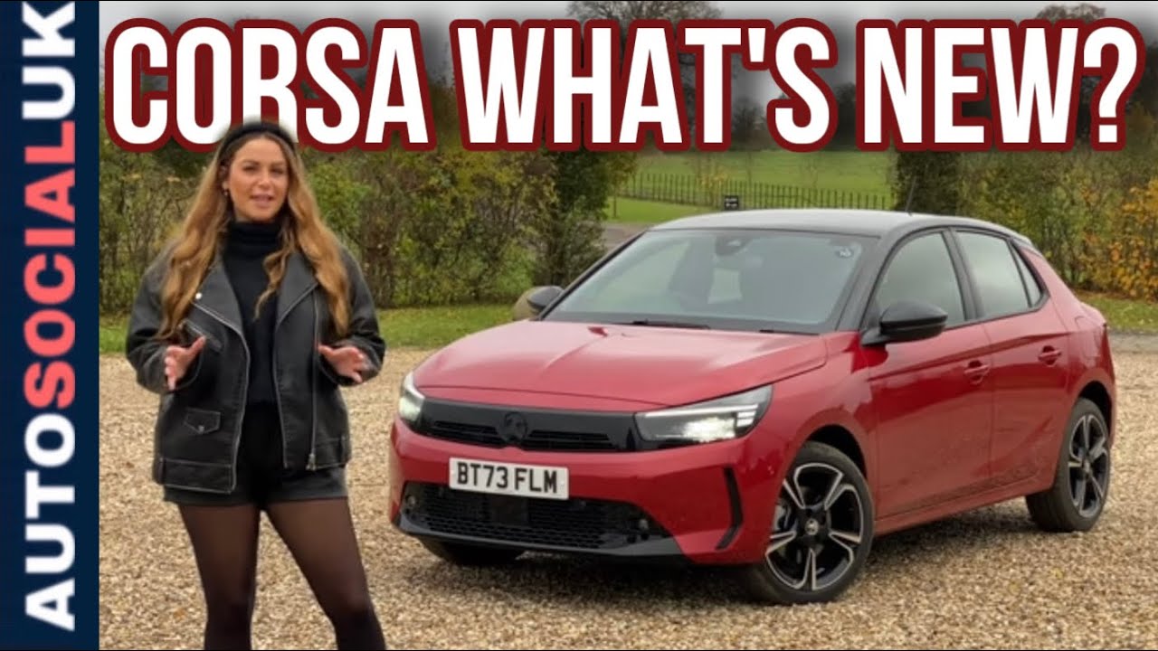 Обновленный Vauxhall Corsa 2024 года — насколько сильно изменился? (бензин 1.2) Великобритания 4K