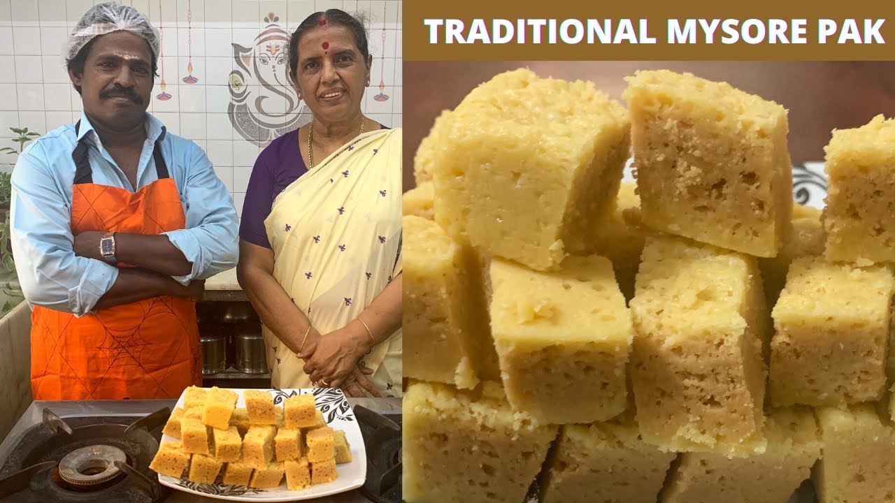 Sweet Vlog/Traditional Mysore pak recipe/How to make Mysore pak by Revathy Shanmugam