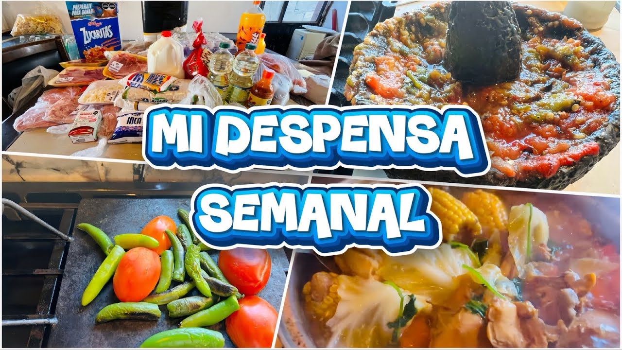 # mi despensa semanal # cuanto creen que fue # hice caldo de 🐤 