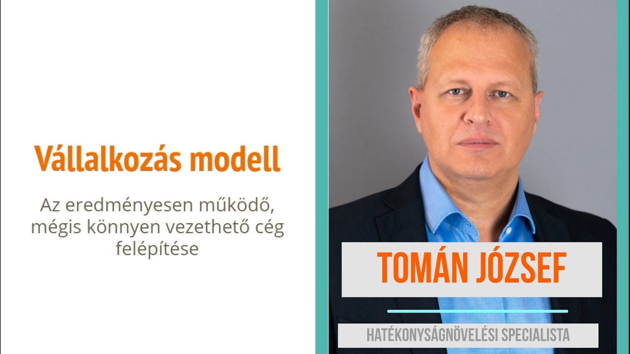 Vállalkozás modell - A sikeresen működő cég felépítése