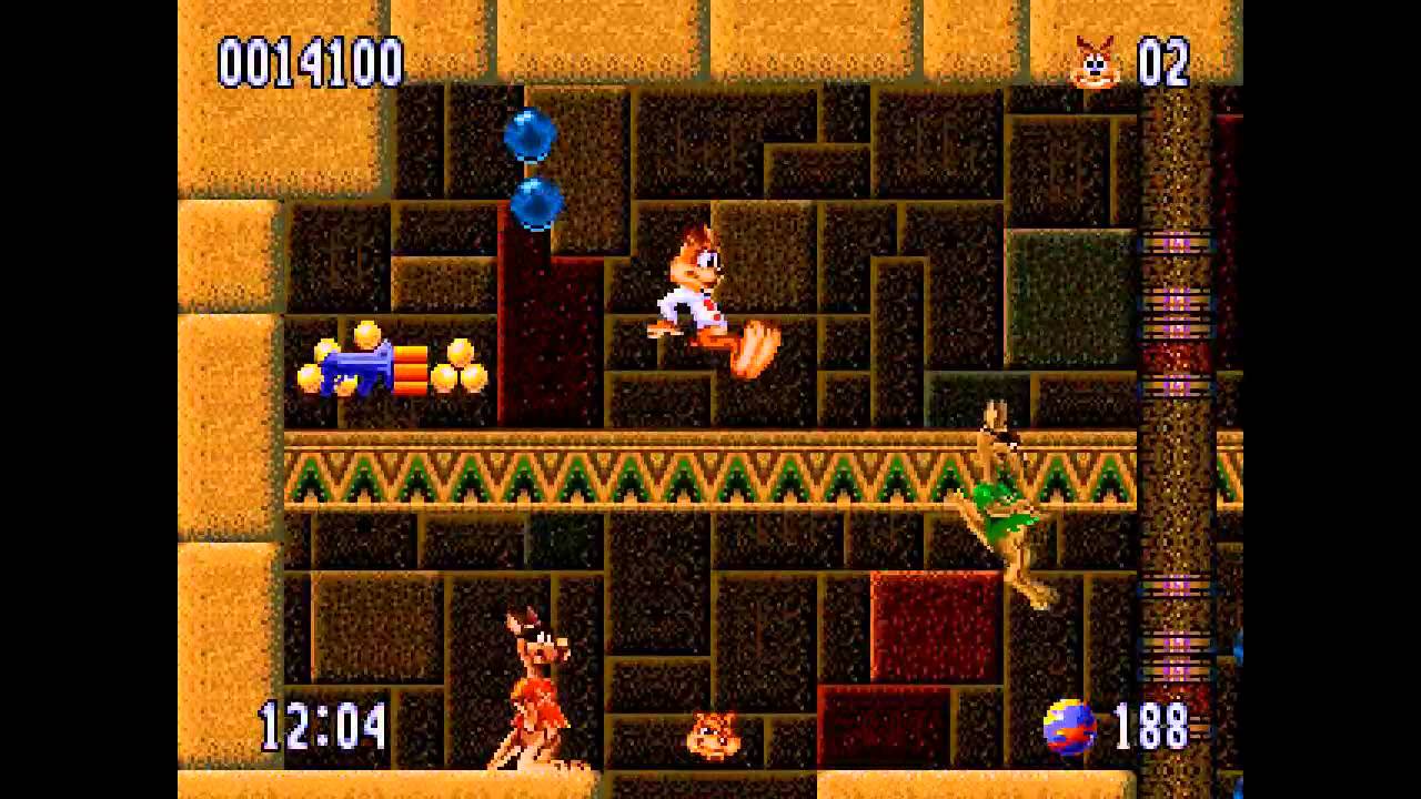 Bubsy II ... (Sega Genesis) Gameplay