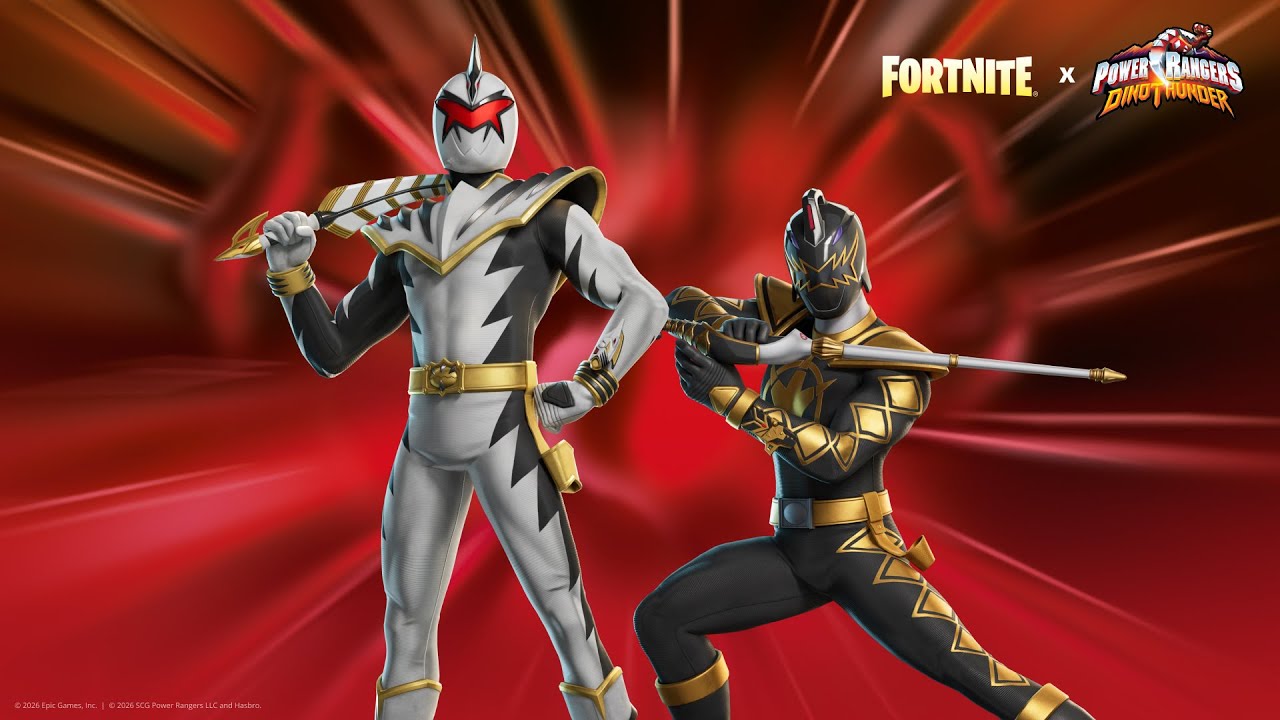🔥Fortnite x Power Rangers Dino Thunder Take Over! #fortnite #powerrangersdinothunder #powerrangers 