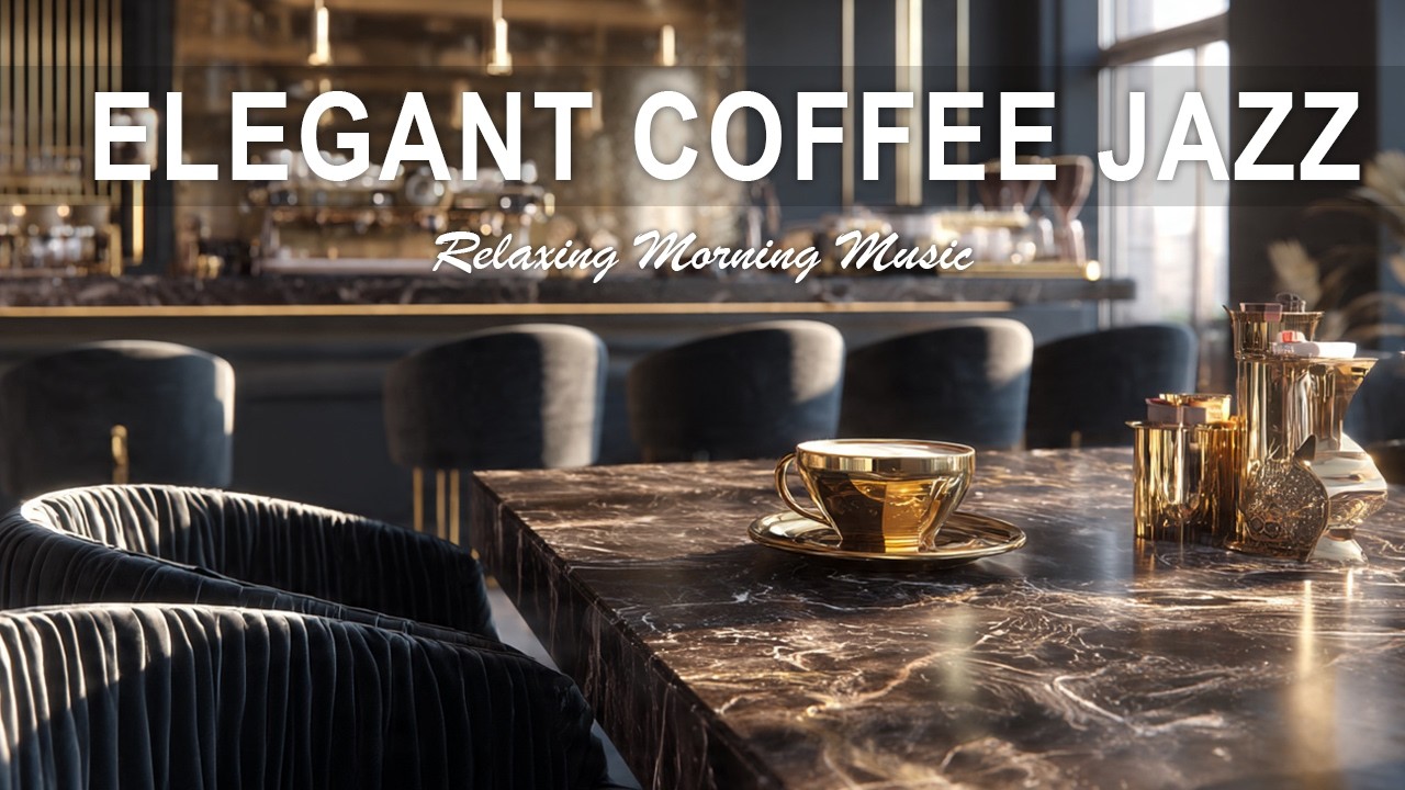 Elegant Coffee Jazz ☕ Cozy Coffee Ambience for Relax, Focus & Calm Moments