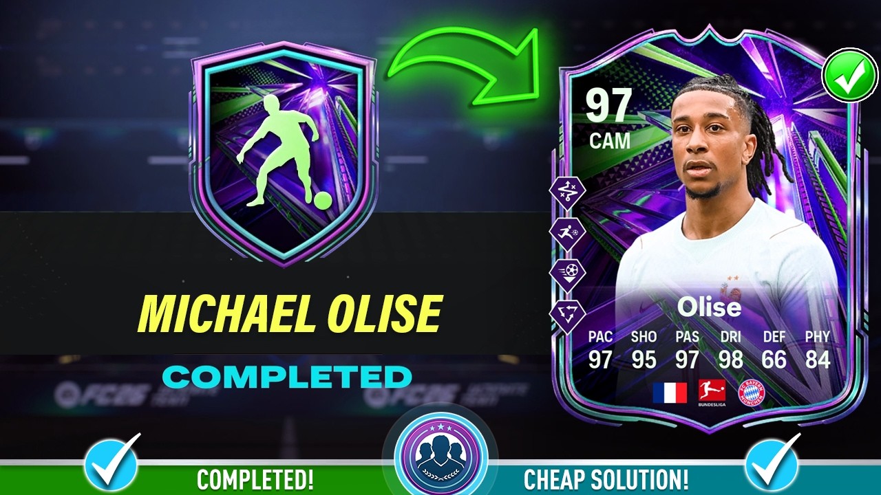 Решение SBC 97 Summer Stars Michael Olise &mdash; Дешевое решение и советы &mdash; FC 26