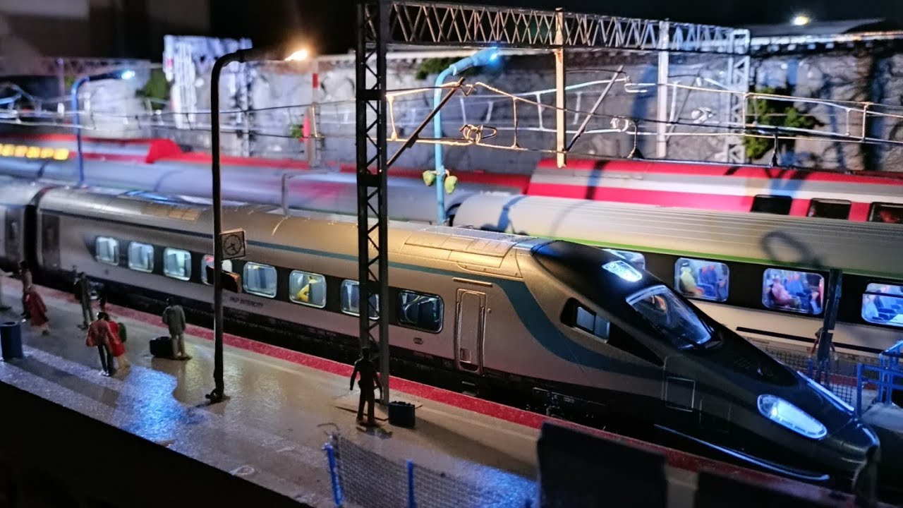 Pendolino ED250 AWL (podsumowanie) i SU42 PIKO makieta lipiec 2025 PKP H0