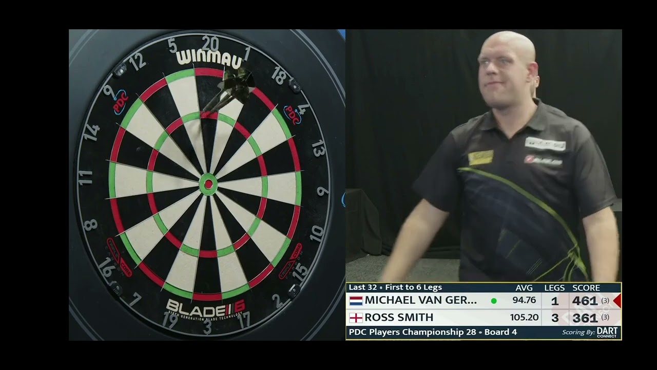 Michael Van Gerwen vs Ross Smith | Players Championship 28 2025 🎯