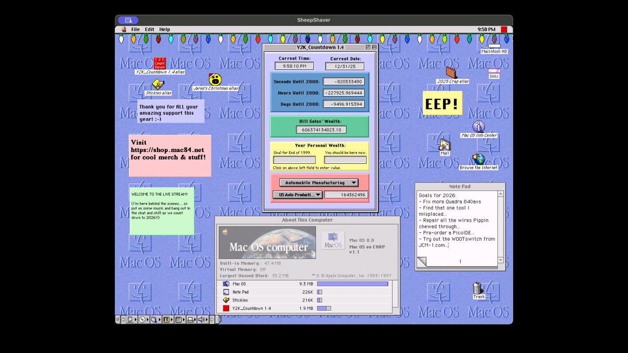 LIVE: Y2K Countdown to 2026! 🎆